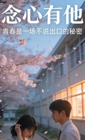 短剧《念心有他》海报