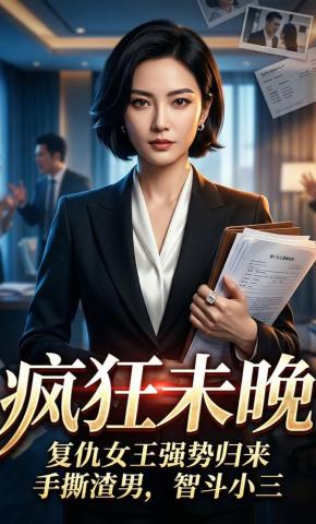 短剧《疯狂未晚》海报