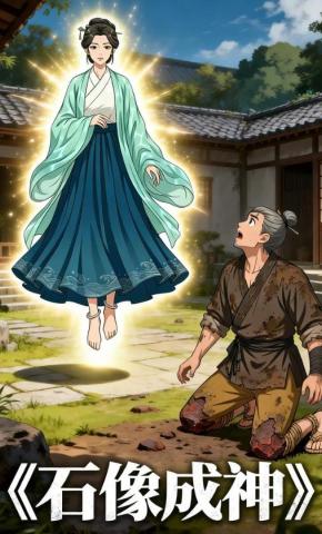 短剧《石像成神》海报