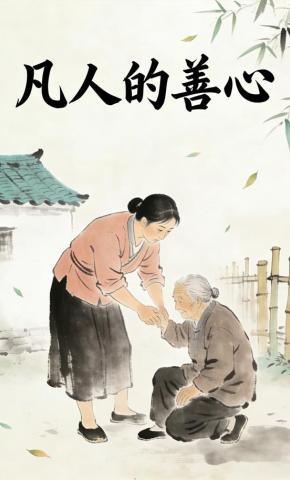 短剧《凡人的善心》海报