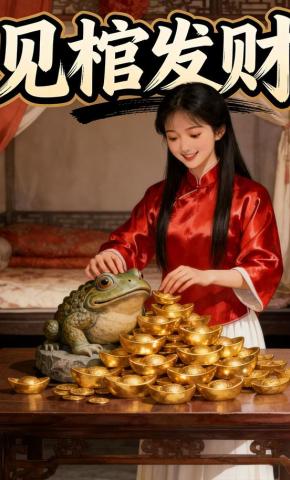 短剧《见棺发财》海报