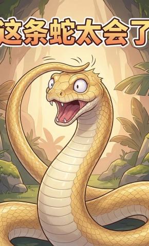 短剧《这条蛇太会了》海报