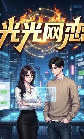 短剧《光光网恋》海报