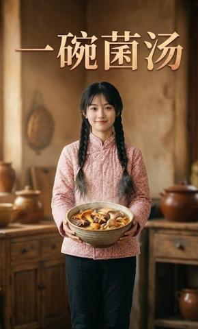 短剧《一碗菌汤》海报