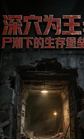 短剧《深穴为王：尸潮下的生存堡垒》海报