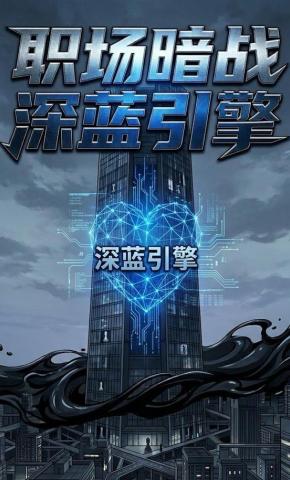 短剧《职场暗战，深蓝引擎》海报