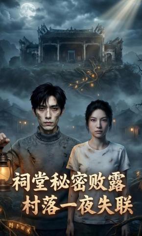 短剧《祠堂秘密败露，村落一夜失联》海报
