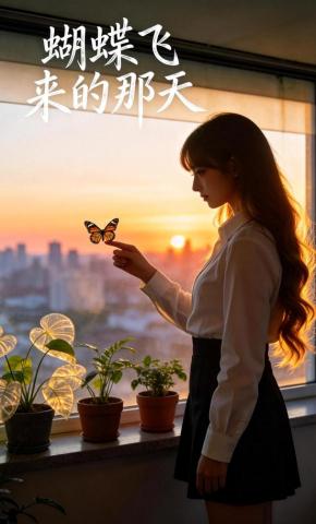 短剧《蝴蝶飞来的那天》海报