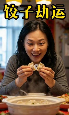 短剧《饺子劫运》海报