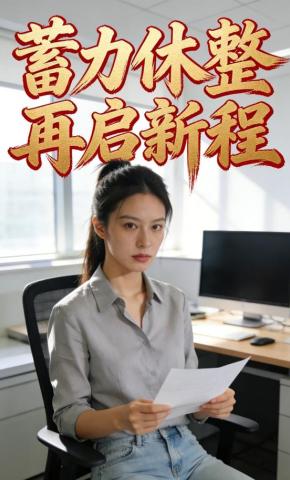 短剧《蓄力休整再启新程》海报