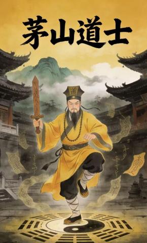 短剧《茅山道士》海报