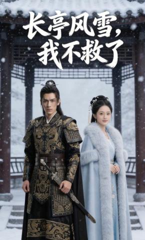 短剧《长亭风雪，我不救了》海报