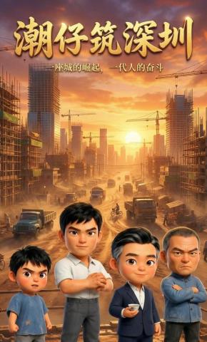短剧《潮仔筑深圳》海报