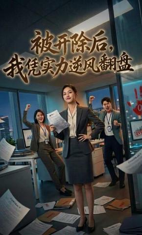 短剧《被开除后，我凭实力逆风翻盘》海报