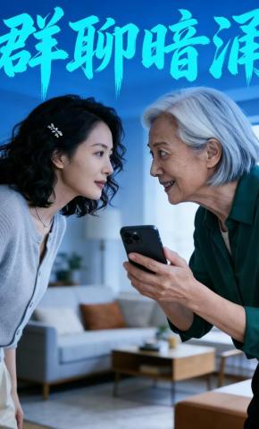短剧《群聊暗涌》海报