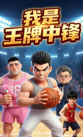 短剧《我是王牌中锋》海报