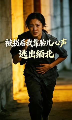 短剧《被拐后我靠胎儿心声逃出缅北》海报