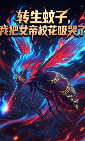 短剧《转生蚊子，我把女帝校花吸哭了》海报
