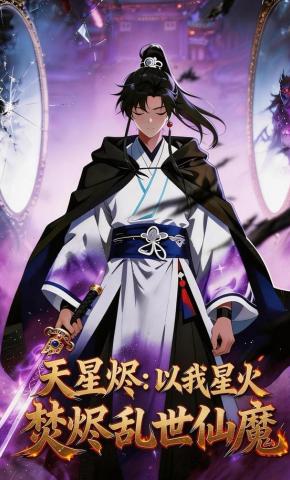 短剧《天星烬：以我星火焚烬乱世仙魔》海报