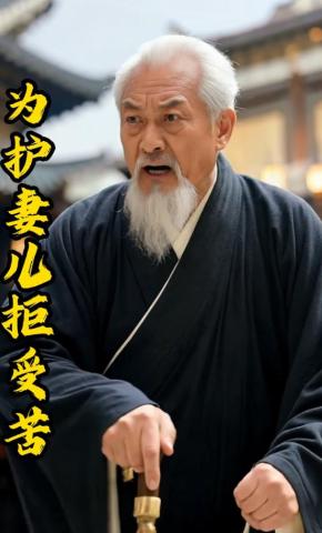 短剧《为护妻儿拒受苦》海报
