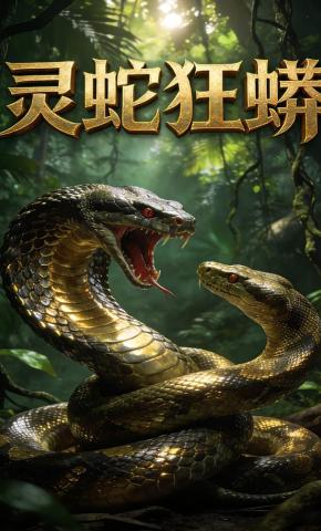 短剧《灵蛇狂蟒》海报