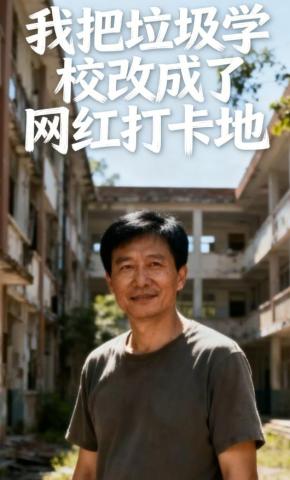 短剧《我把“垃圾”学校改成了网红打卡地》海报