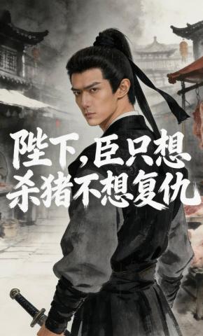 短剧《陛下，臣只想杀猪不想复仇》海报