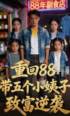 短剧《重回88：带五个小姨子致富逆袭》海报