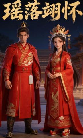 短剧《瑶落翊怀》海报