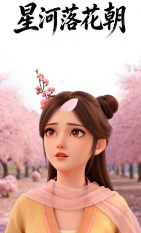 短剧《星河落花朝》海报