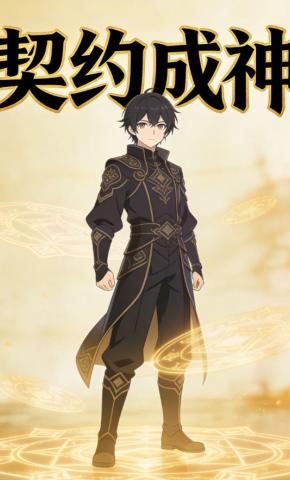短剧《契约成神》海报