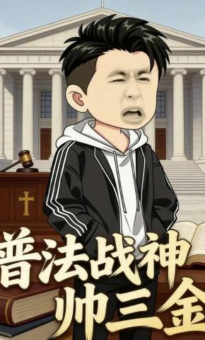 短剧《普法战神帅三金》海报