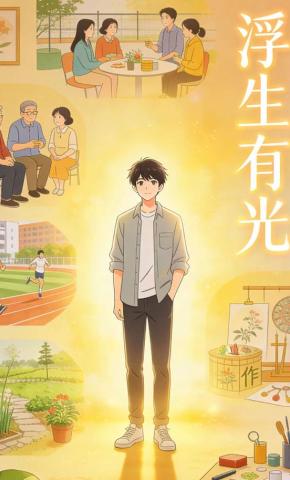 短剧《浮生有光》海报