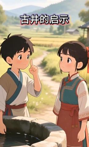 短剧《古井的启示》海报