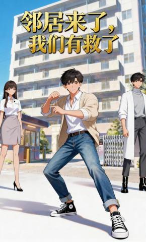 短剧《邻居来了，我们有救了》海报