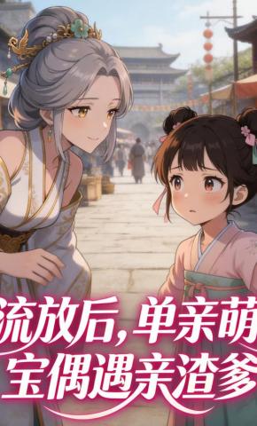 短剧《流放后，单亲萌宝偶遇亲渣爹》海报