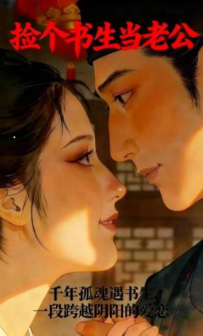 短剧《捡个书生当老公》海报