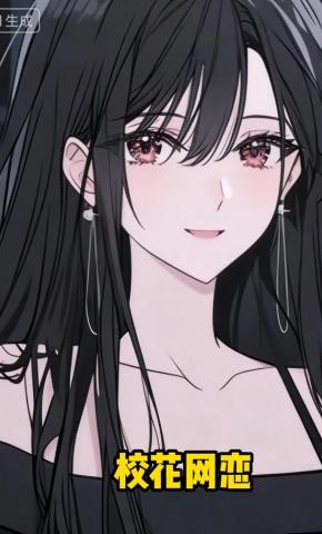 短剧《校花网恋》海报