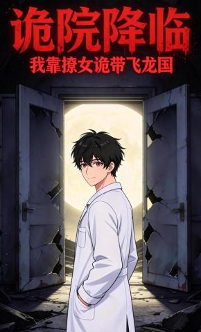 短剧《诡院降临：我靠撩女诡带飞龙国》海报