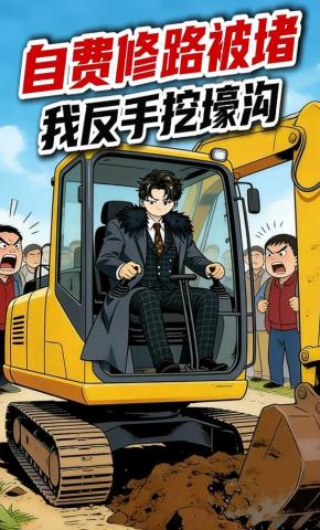 短剧《自费修路被堵，我反手挖壕沟》海报