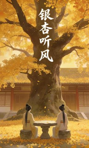 短剧《银杏听风》海报