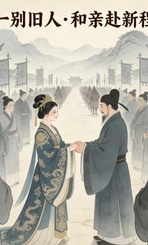 短剧《一别旧人，和亲赴新程》海报