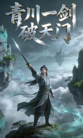 短剧《青川一剑破天门》海报