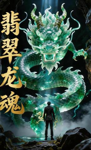 短剧《翡翠龙魂》海报