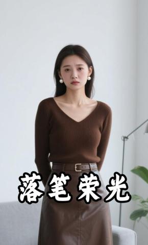 短剧《落笔荣光》海报