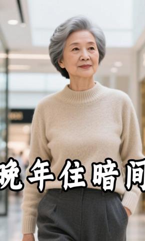 短剧《晚年住暗间》海报