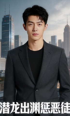 短剧《潜龙出渊惩恶徒》海报