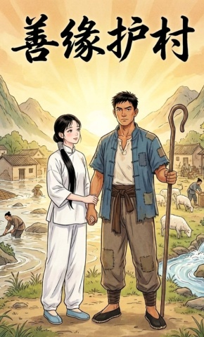 短剧《善缘护村》海报
