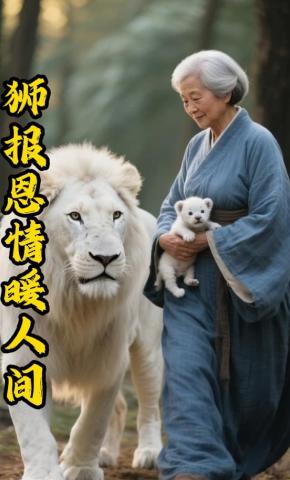 短剧《狮报恩情暖人间》海报