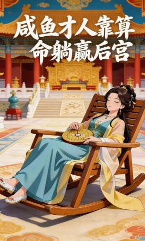 短剧《咸鱼才人靠算命躺赢后宫》海报